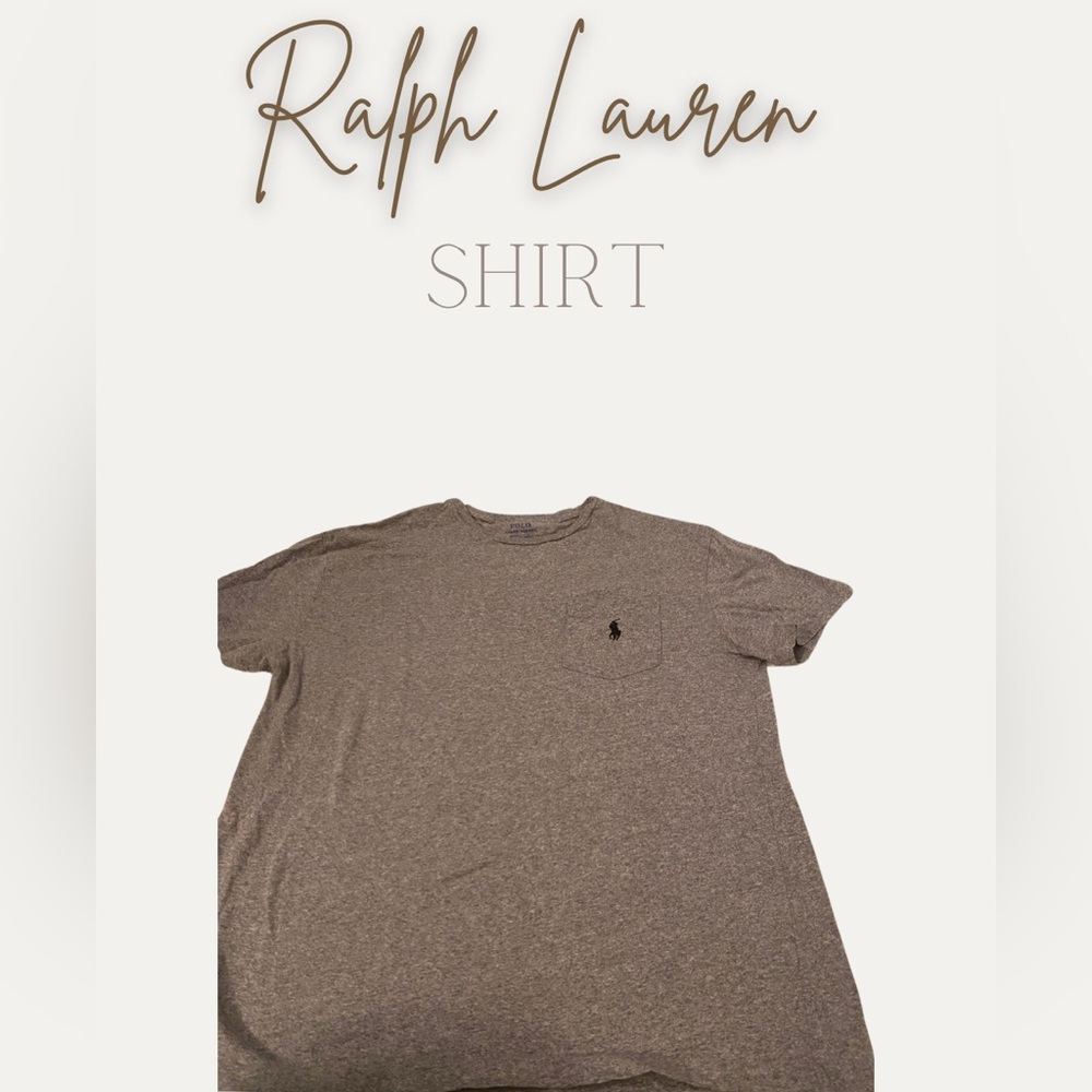 Polo Ralph Lauren gray tee shirt